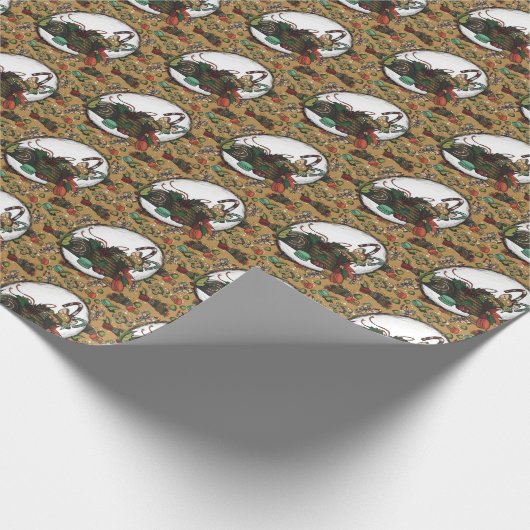 Gingerbread Man- Coco Geschenkpapier (Ecke)