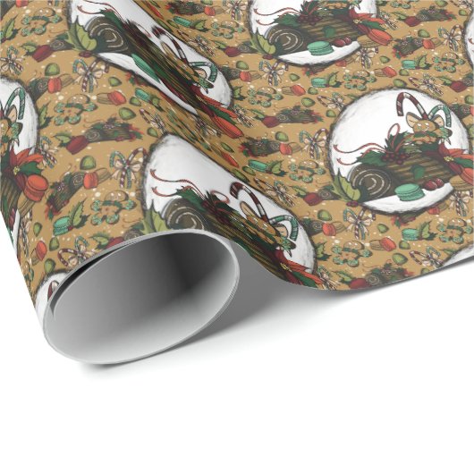 Gingerbread Man- Coco Geschenkpapier (Rolleneckpunkt)