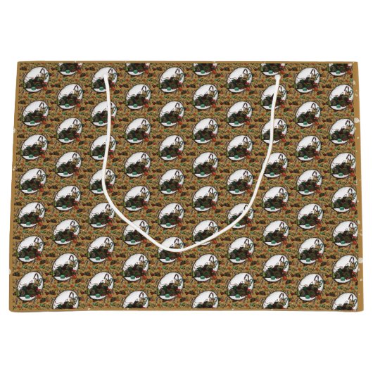 Gingerbread Man- Coco Große Geschenktüte (Vorderseite)