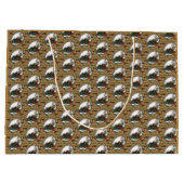 Gingerbread Man- Coco Große Geschenktüte (Rückseite)