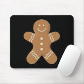 Gingerbread Man Cookie Biscuit Futter Weihnachten Mousepad (Mit Mouse)