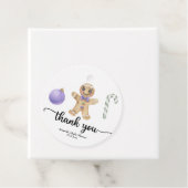 Gingerbread man cookie danke geschenkanhänger (Beispiel)