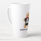 Gingerbread Man Cookie in Tuxedo Milchtasse (Linke Ecke)