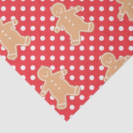 Gingerbread Man Cookie Seidenpapier (Detail)