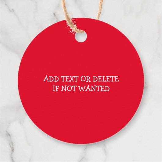 Gingerbread Man Cookie Snowflakes Frohe Weihnachte Geschenkanhänger (Rückseite)