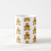 Gingerbread Man Cookie Weihnachtsmuster Kaffeetasse (Mittel)