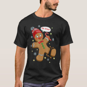 Gingerbread Man Cookie X Mas Oh Snap Funny Niedlic T-Shirt