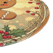 Gingerbread Man Cookies Festive Christmas Schneidebrett (Ecke)