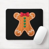Gingerbread Man Costume Funny For Halloween Christ Mousepad (Mit Mouse)
