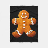 Gingerbread Man Costume Funny Halloween Christmas  Fleecedecke (Vorderseite)