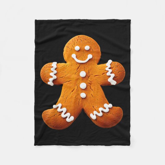 Gingerbread Man Costume Funny Halloween Christmas  Fleecedecke (Vorderseite)