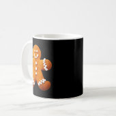 Gingerbread Man Costume Funny Halloween Christmas  Kaffeetasse (Vorderseite Links)