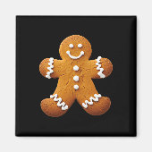 Gingerbread Man Costume Funny Halloween Weihnachte Magnet (Vorne)