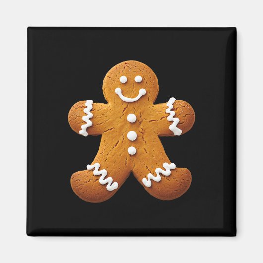 Gingerbread Man Costume Funny Halloween Weihnachte Magnet (Vorne)
