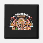 Gingerbread Man Costume, Gingerbread House Project Magnet (Vorne)