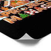 Gingerbread Man Costume, Gingerbread House Project Poster (Ecke)