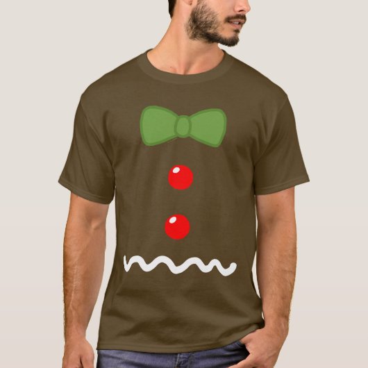 Gingerbread Man Costume T-Shirt (Vorderseite)