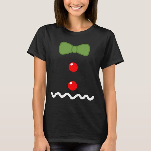 Gingerbread Man Costume T-Shirt (Vorderseite)