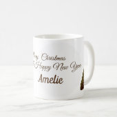 Gingerbread Man Custom Holiday Tasse (VorderseiteRechts)