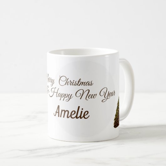 Gingerbread Man Custom Holiday Tasse (VorderseiteRechts)