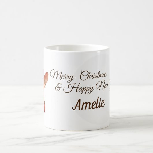 Gingerbread Man Custom Holiday Tasse (Mittel)