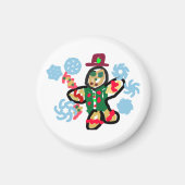 Gingerbread man dance magnet (Vorne)