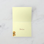 Gingerbread Man Danke-Card Dankeskarte (Innenseite)