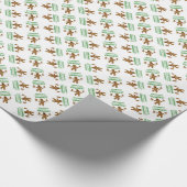 Gingerbread Man Disguise Geschenkpapier (Ecke)