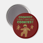 Gingerbread Man Disguise Magnet (Vorderseite/Rückseite)