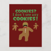 Gingerbread Man Disguise Postkarte (Vorderseite)
