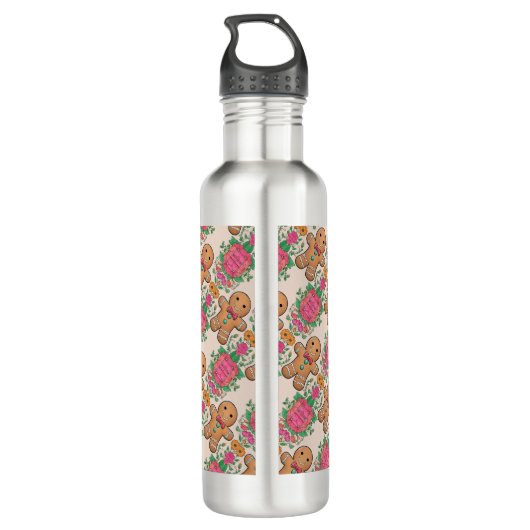 Gingerbread Man Edelstahlflasche (Rückseite)