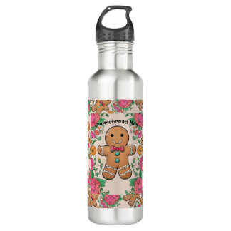 Gingerbread Man Edelstahlflasche