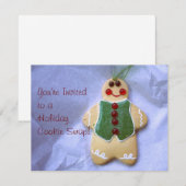 Gingerbread Man Einladung (Vorne/Hinten)