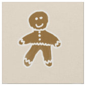 Gingerbread Man Fabric Stoff (Nahaufnahme)