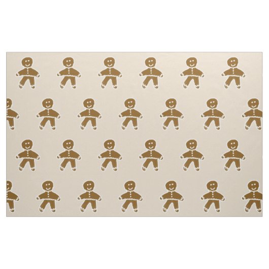 Gingerbread Man Fabric Stoff (Fat Quarter (45,7 x 55,9 cm))
