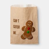 Gingerbread Man Favor Bag Geschenktütchen (Vorderseite)