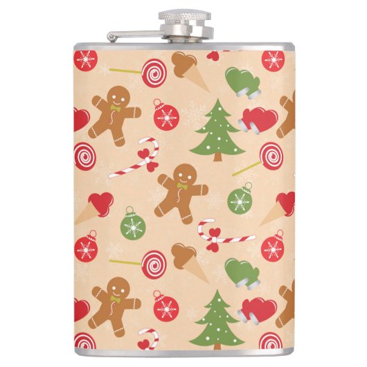 Gingerbread Man Flachmann (Vorderseite)