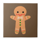 Gingerbread Man Fliese (Vorderseite)