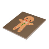 Gingerbread Man Fliese (Seite)