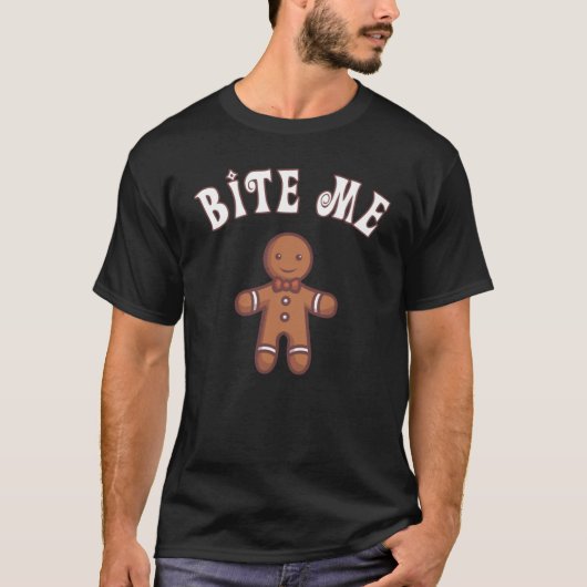 Gingerbread Man For Cookie T-Shirt (Vorderseite)