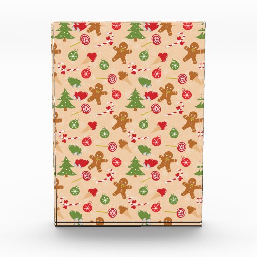 Gingerbread Man Fotoblock (Vorderseite)