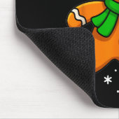 Gingerbread Man Funny Christmas Cookie Costume Bak Mousepad (Ecke)