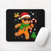 Gingerbread Man Funny Christmas Cookie Costume Bak Mousepad (Mit Mouse)