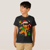 Gingerbread Man Funny Christmas Cookie Costume Bak T-Shirt (Vorne ganz)