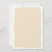 Gingerbread Man Gender Reveal Party Einladung (Rückseite)