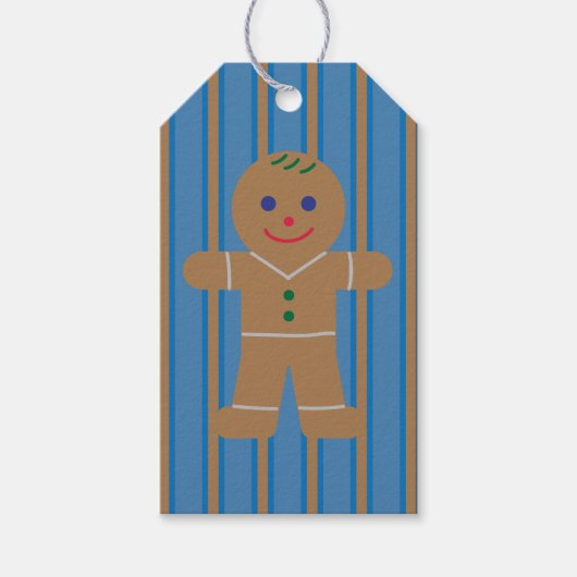 Gingerbread Man Geschenkanhänger (Vorderseite)