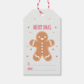 Gingerbread Man Geschenkanhänger (Vorderseite)