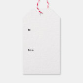 Gingerbread Man Geschenkanhänger (Rückseite)