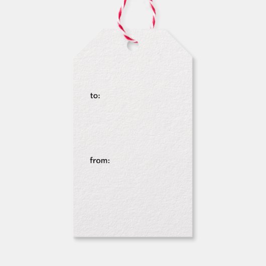 Gingerbread Man Geschenkanhänger (Rückseite)