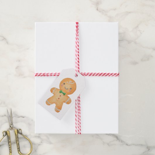 Gingerbread Man Geschenkanhänger (Mit Garn)